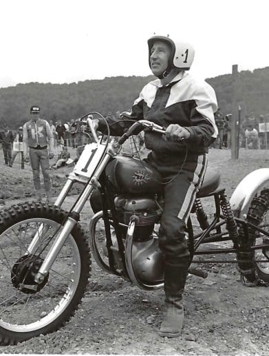 Earl Bowlby, AMA National hill climber, recently deceased. Media sourced from the AMA Museum.