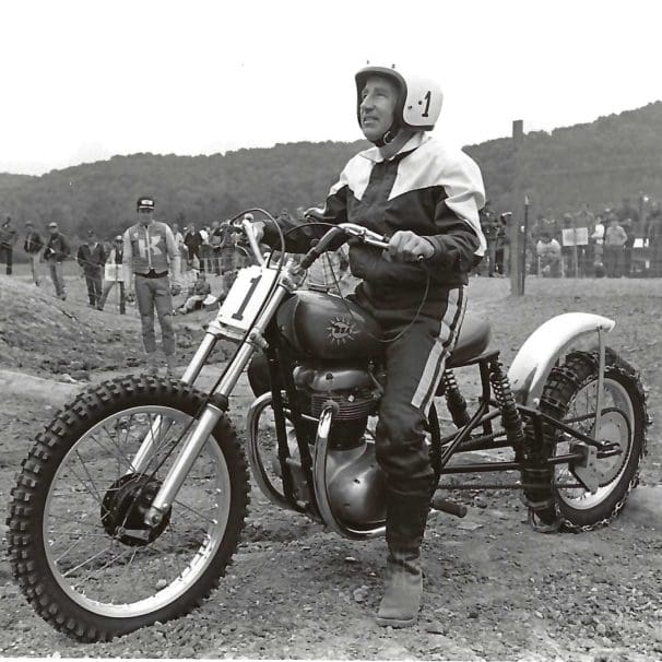 Earl Bowlby, AMA National hill climber, recently deceased. Media sourced from the AMA Museum.