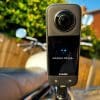Switching to 360 mode on the action camera