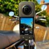 Touch screen on the Insta360 X3 Camera