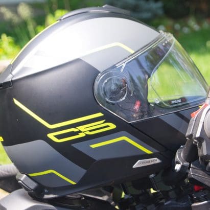 Side view of the Schuberth C5 Helmet