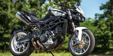 Moto Morini's Corsaro. Media sourced from Motorcycle News.