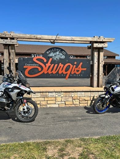 The welcome to Sturgis sign has become an annual photo op for me now.