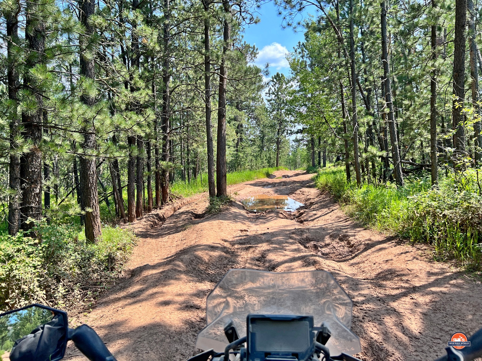 The Black Hills BDR-X has some muddy spots on it.