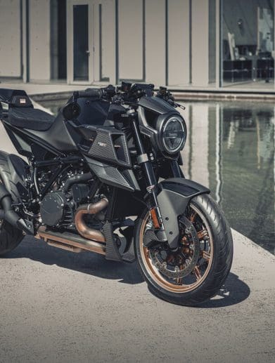 The final round of the KTM/BRABUS collection: The BRABUS 1300 R, Masterpiece Edition. All media provided by KTM's press release, honorable mention to BRABUS.