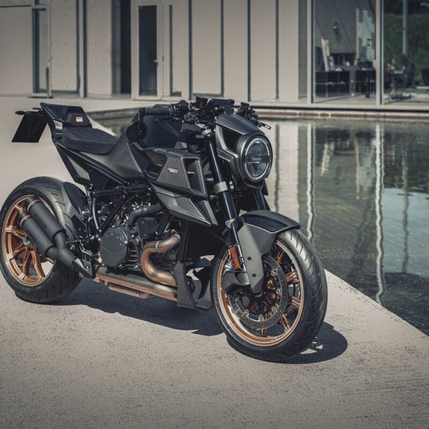 The final round of the KTM/BRABUS collection: The BRABUS 1300 R, Masterpiece Edition. All media provided by KTM's press release, honorable mention to BRABUS.