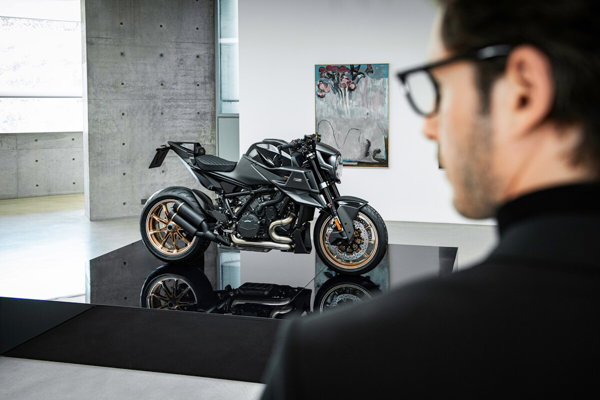 The final round of the KTM/BRABUS collection: The BRABUS 1300 R, Masterpiece Edition. All media provided by KTM's press release, honorable mention to BRABUS.