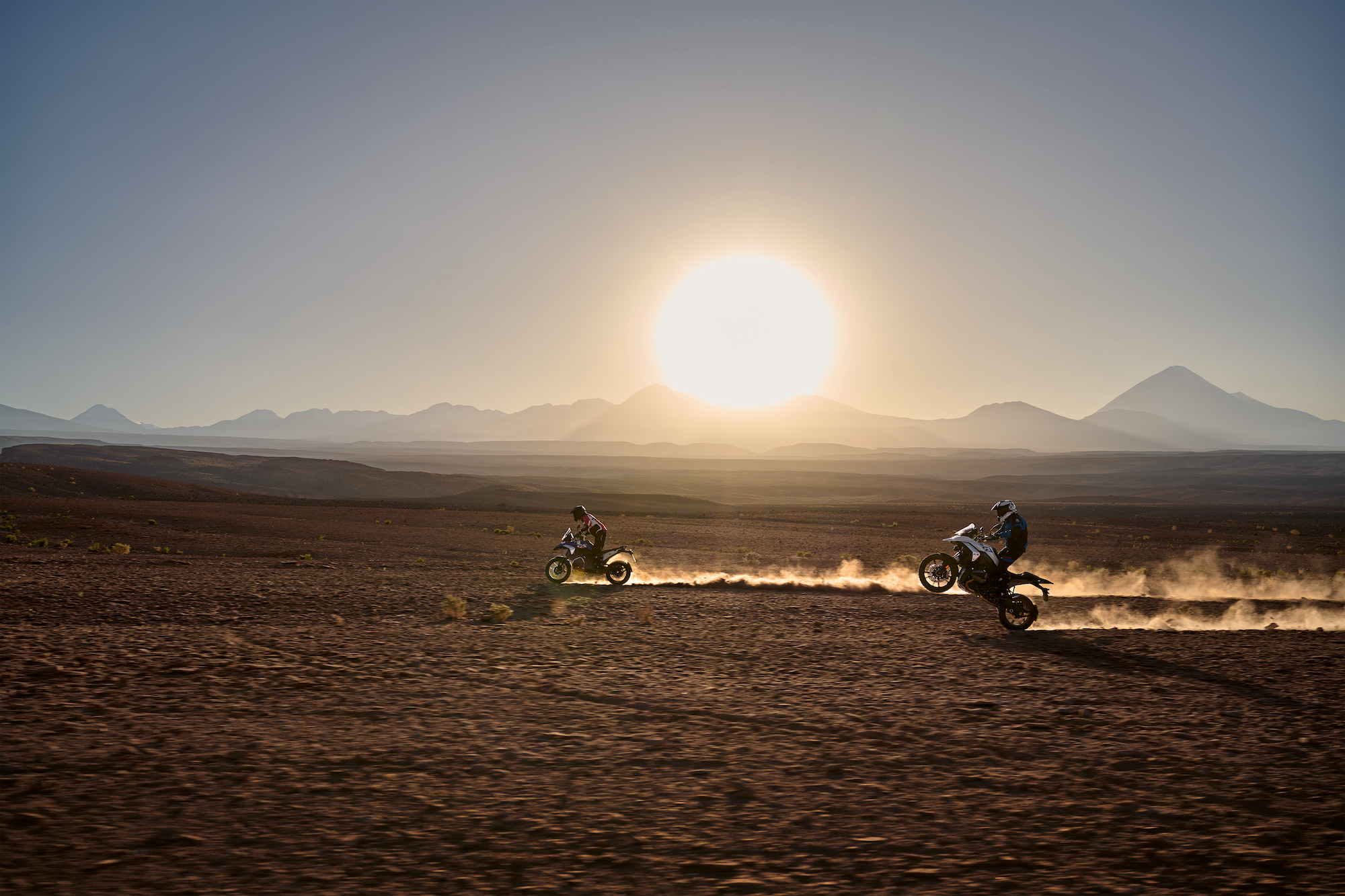 A view of BMW's all-new R 1300 GS, which houses the brand's "most powerful boxer ever." All media provided by BMW Motorrad.