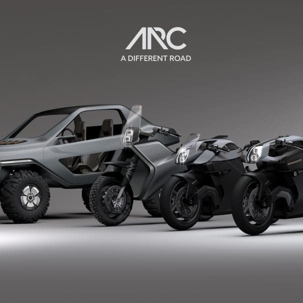 A view of the lineup Arc anticipates for a 2026 debut, showing a game-changing dual-motor system. Media provided by Steven Brown from Arc Vehicle.