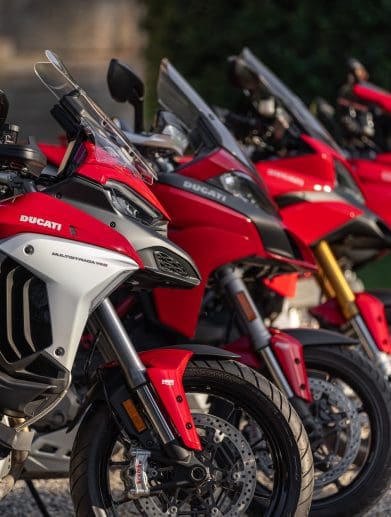 Ducati's iconic Multistrada. Media sourced from Ducati.