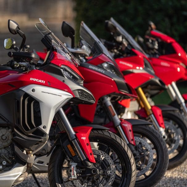 Ducati's iconic Multistrada. Media sourced from Ducati.