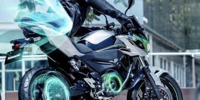 Kawasaki's fast-approaching electric bike range, consisting of the Z e-1 and Ninja e-1. Media sourced from Kawasaki's recent press release.