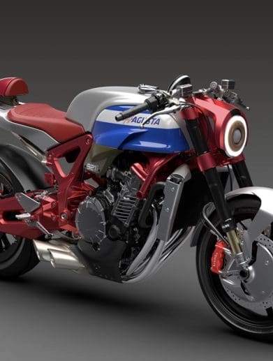 A view of the MV Agusta 921 S concept superbike revealed late last year, in 2022. Media provided by MV Agusta.
