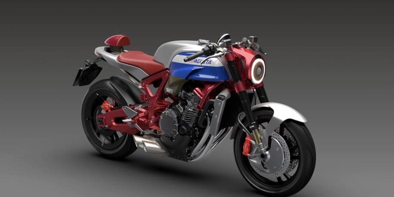 A view of the MV Agusta 921 S concept superbike revealed late last year, in 2022. Media provided by MV Agusta.