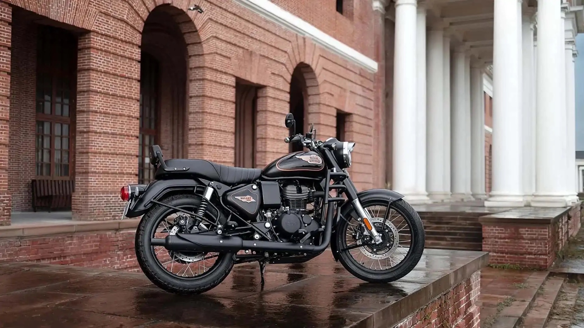 A view of Royal Enfield's all-new Bullet 350. Media sourced from Royal Enfield.