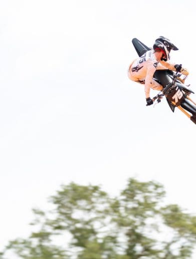 A view of the final test phase for Triumph's new motocross motorcycle. Media provided by Triumph. Props to Michael Shaw.