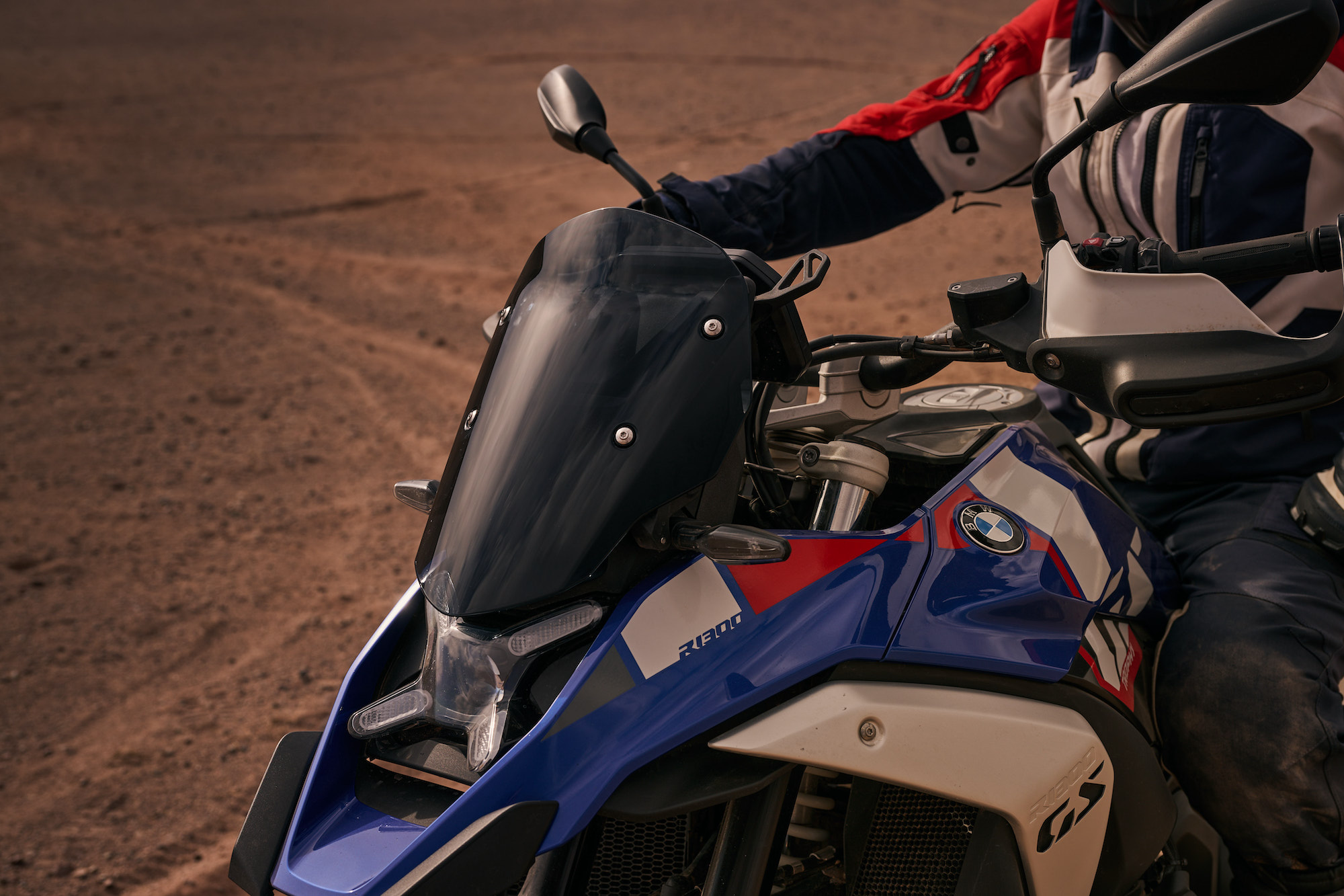 A view of BMW's all-new R 1300 GS, which houses the brand's "most powerful boxer ever." All media provided by BMW Motorrad.