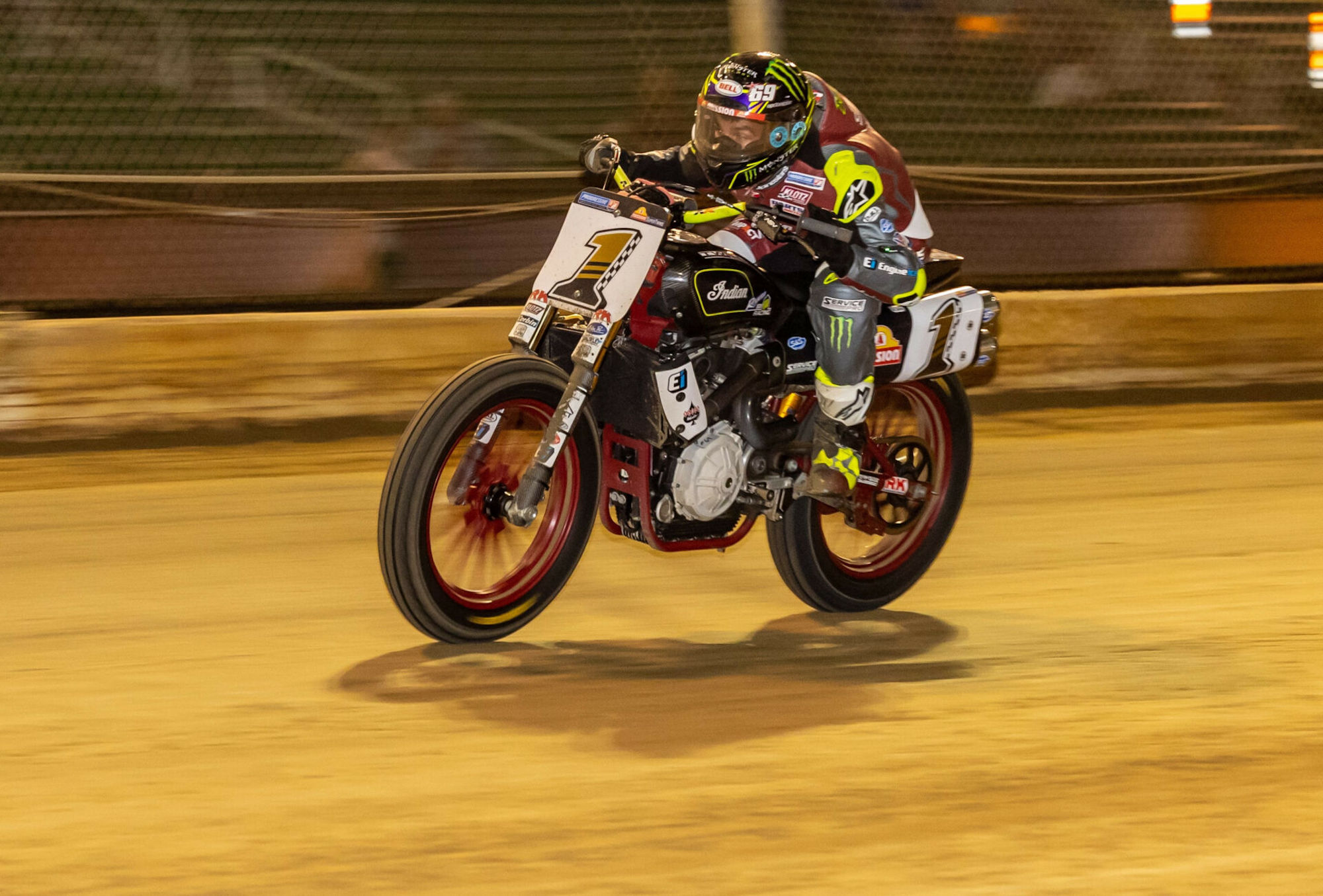 Jared Bees aboard his trusty FTR750 for Indian Motorcycle Racing. Media sourced from AFT's recent press release.