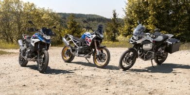 BMW's all-new mid-range touring enduro GS family. Media provided by BMW Motorrad.