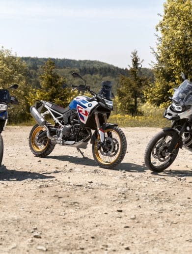 BMW's all-new mid-range touring enduro GS family. Media provided by BMW Motorrad.