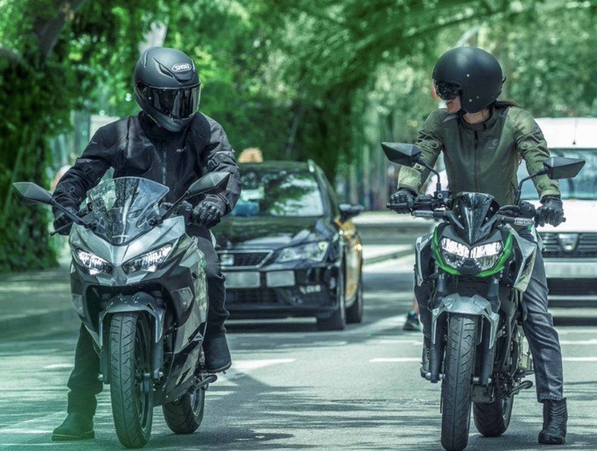 Kawasaki's fast-approaching electric bike range, consisting of the Z e-1 and Ninja e-1. Media sourced from Kawasaki's recent press release. 