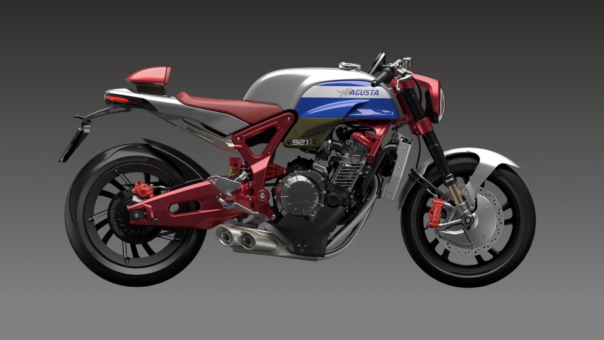 A view of the MV Agusta 921 S concept superbike revealed late last year, in 2022. Media provided by MV Agusta.