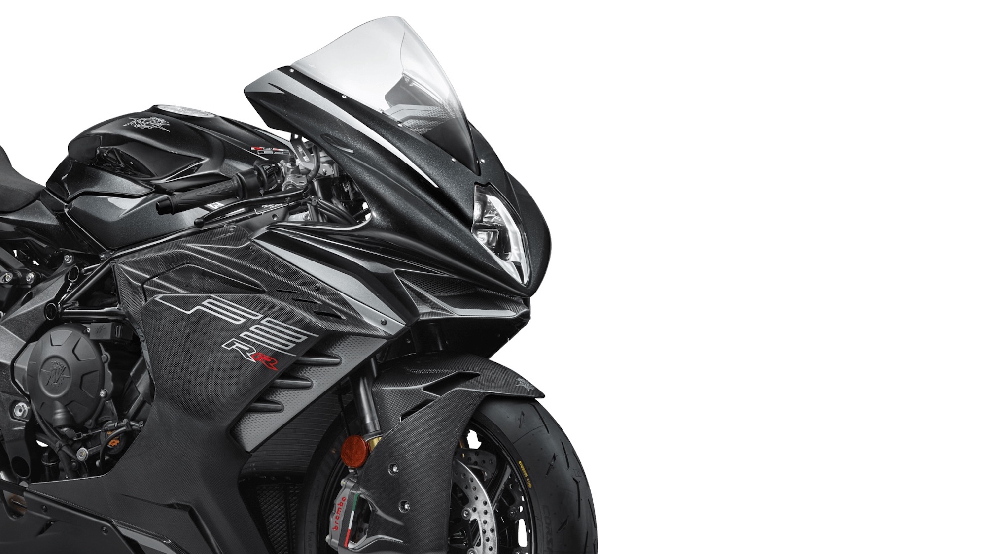 A view of MV Agusta's F3 RR. Media provided by MV Agusta.