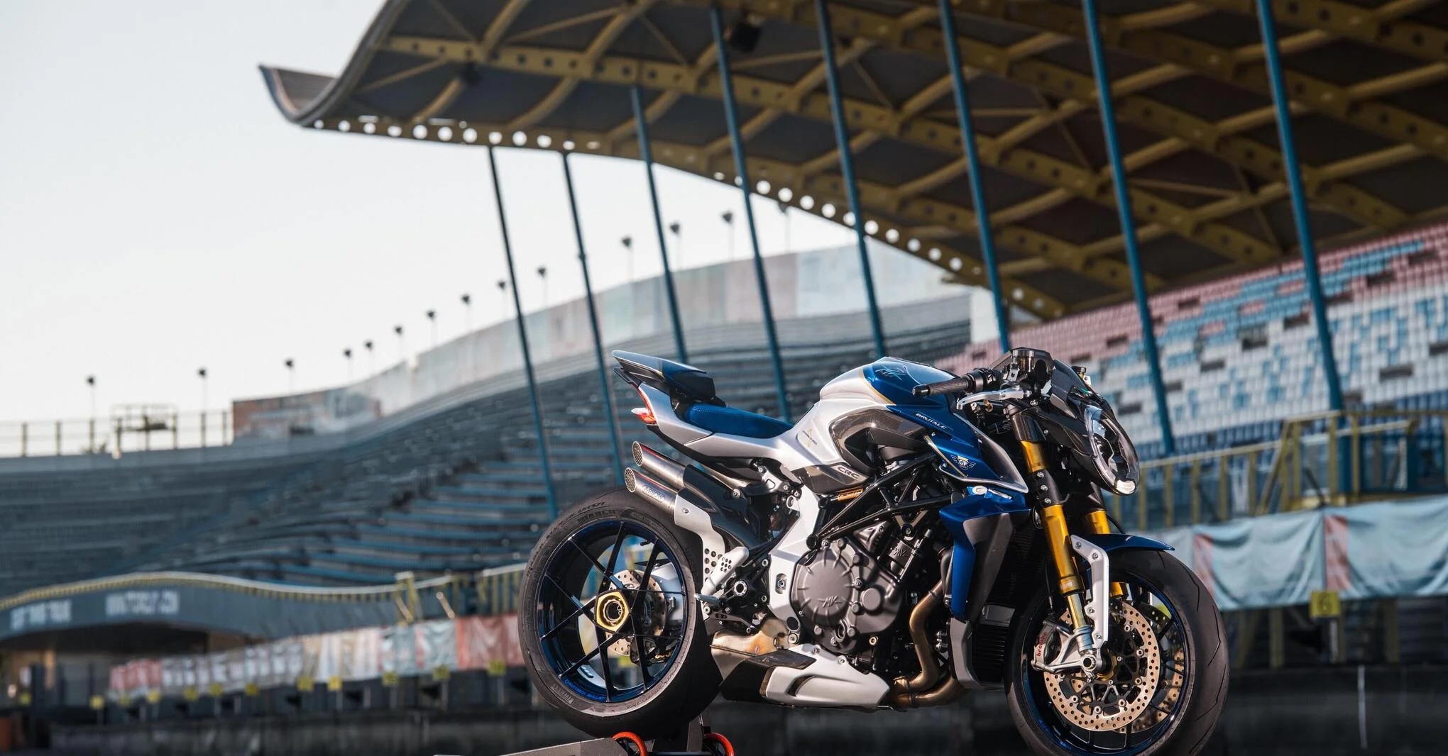 A view of MV Agusta's 2024 Brutale 1000 RR Assen - a new limited edition from the world's most successful Italian motorcycle manufacturer. Media provided by MV Agusta.