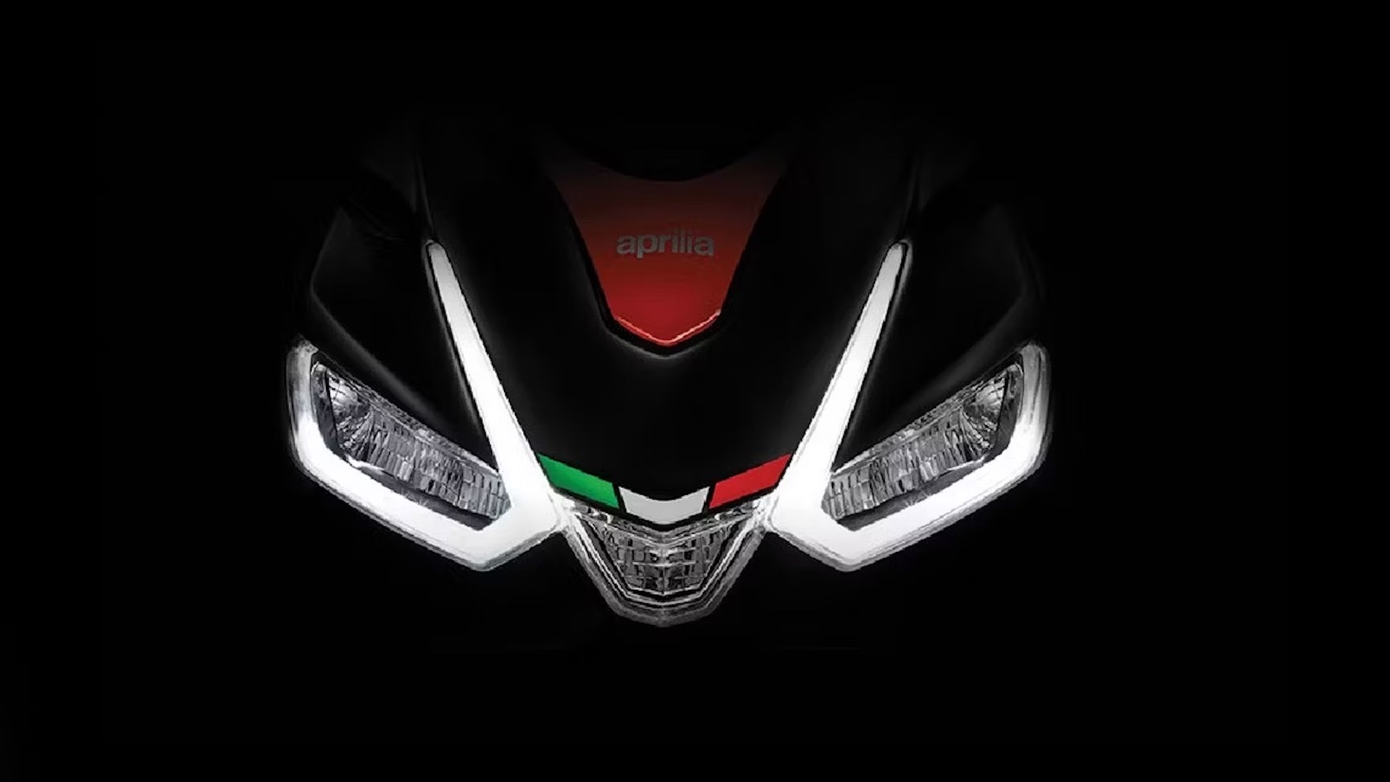 A view of an Aprilia sport bike. Media sourced from Aprilia.