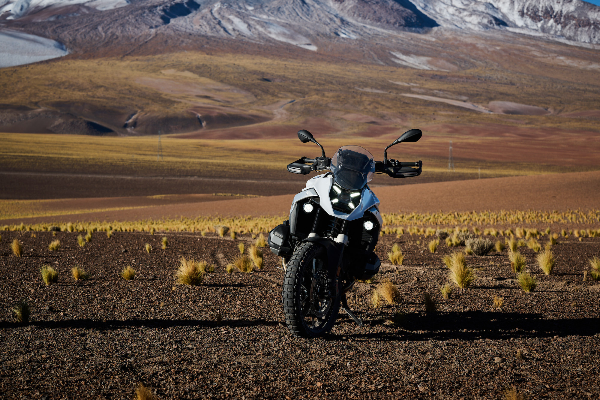 A view of BMW's all-new R 1300 GS, which houses the brand's most powerful boxer ever. All media provided by BMW Motorrad.