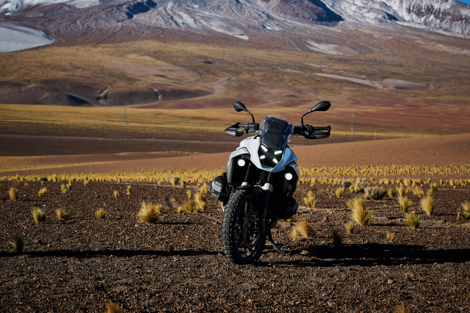 A view of BMW's all-new R 1300 GS, which houses the brand's "most powerful boxer ever." All media provided by BMW Motorrad.