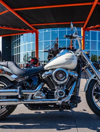 A 2018 Harley-Davidson Low Rider FXLR®. Media sourced from American Eagle Harley-Davidson.