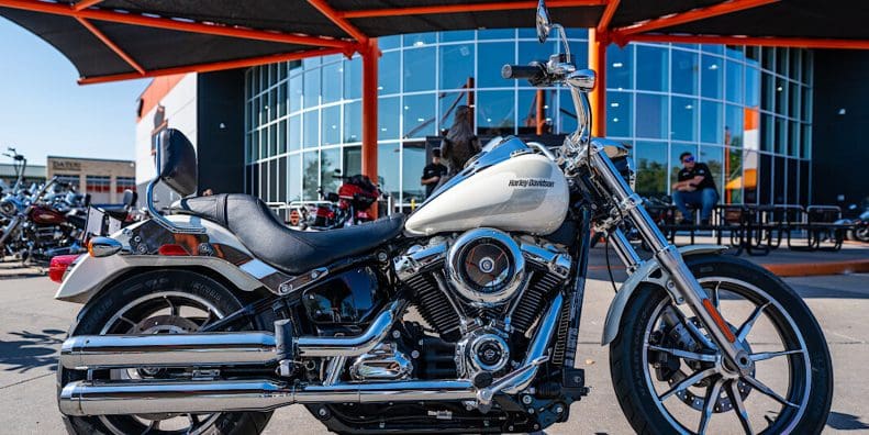 A 2018 Harley-Davidson Low Rider FXLR®. Media sourced from American Eagle Harley-Davidson.