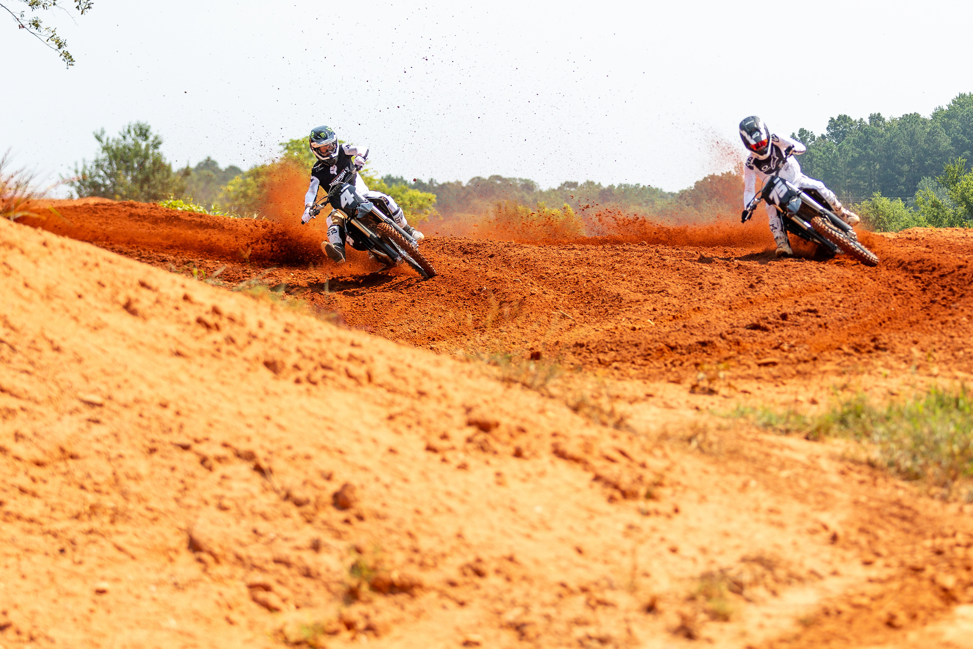 A view of the final test phase for Triumph's new motocross motorcycle. Media provided by Triumph. Props to Michael Shaw.