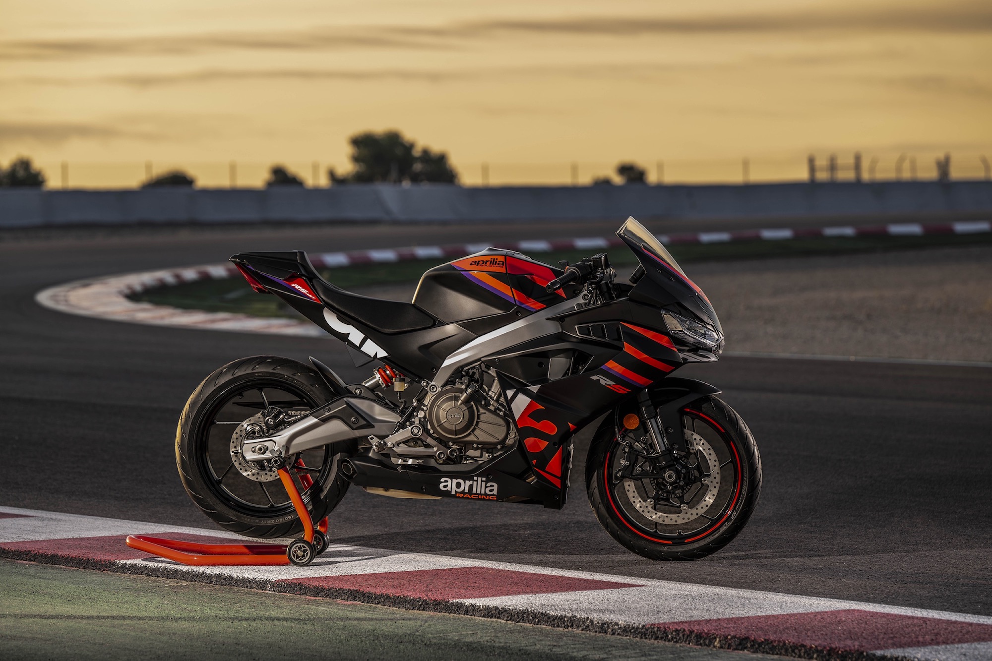 Aprilia's all-new RS 457. Media provided by Aprilia.