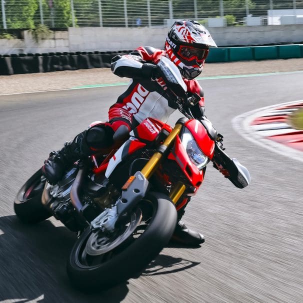 A view of Ducati's current Hypermotard. Media sourced from Ducati.