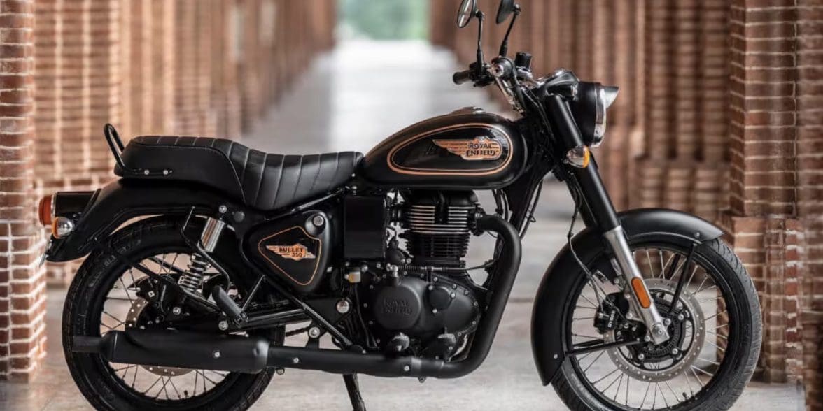 A view of Royal Enfield's all-new Bullet 350. Media sourced from Royal Enfield.