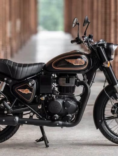 A view of Royal Enfield's all-new Bullet 350. Media sourced from Royal Enfield.