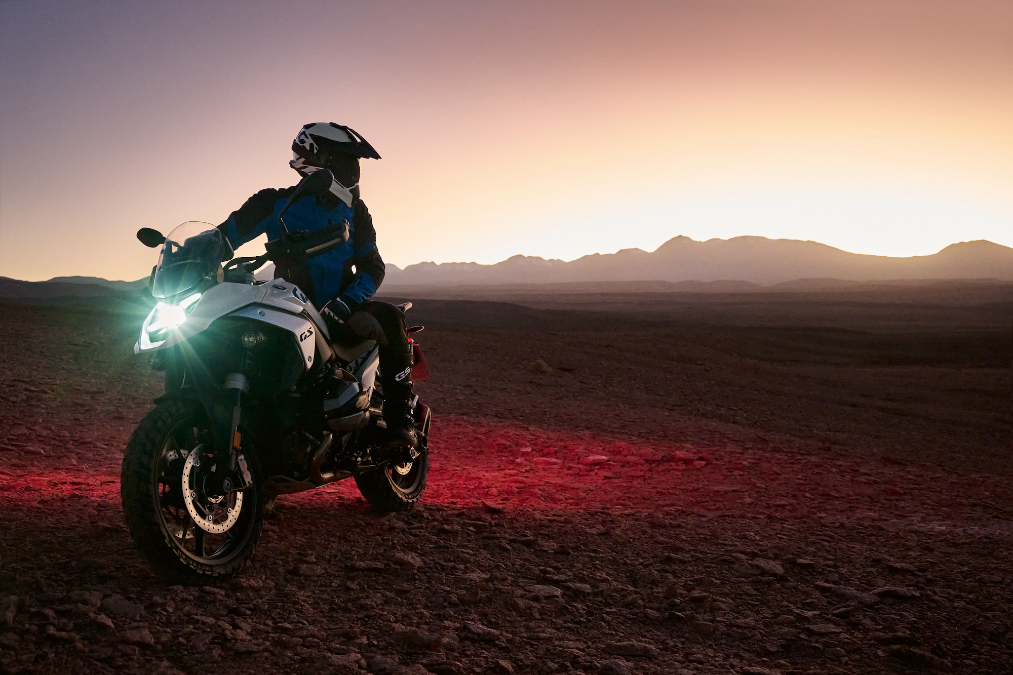 A view of BMW's all-new R 1300 GS, which houses the brand's "most powerful boxer ever." All media provided by BMW Motorrad.