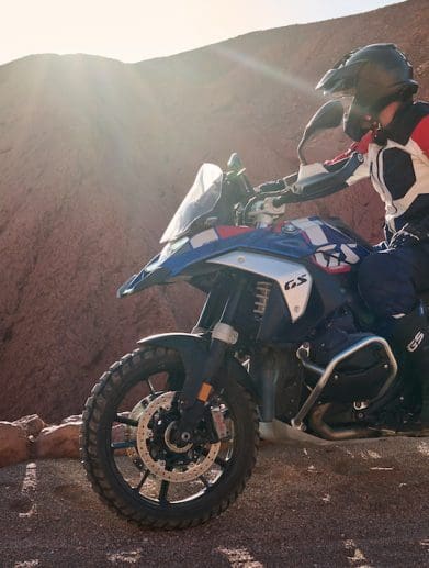 A view of BMW's all-new R 1300 GS, which houses the brand's "most powerful boxer ever." All media provided by BMW Motorrad.