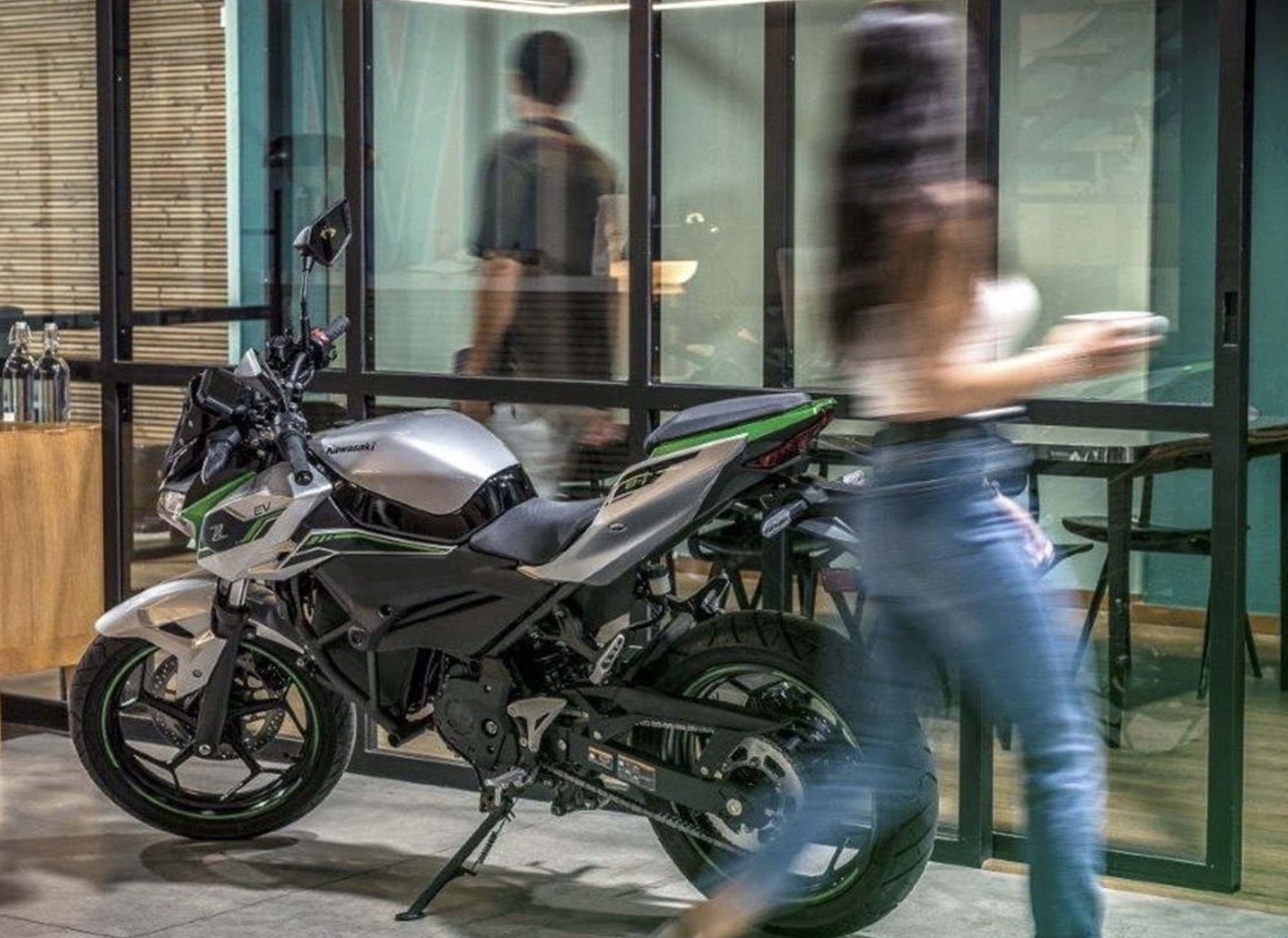 Kawasaki's fast-approaching electric bike range, consisting of the Z e-1 and Ninja e-1. Media sourced from Kawasaki's recent press release.