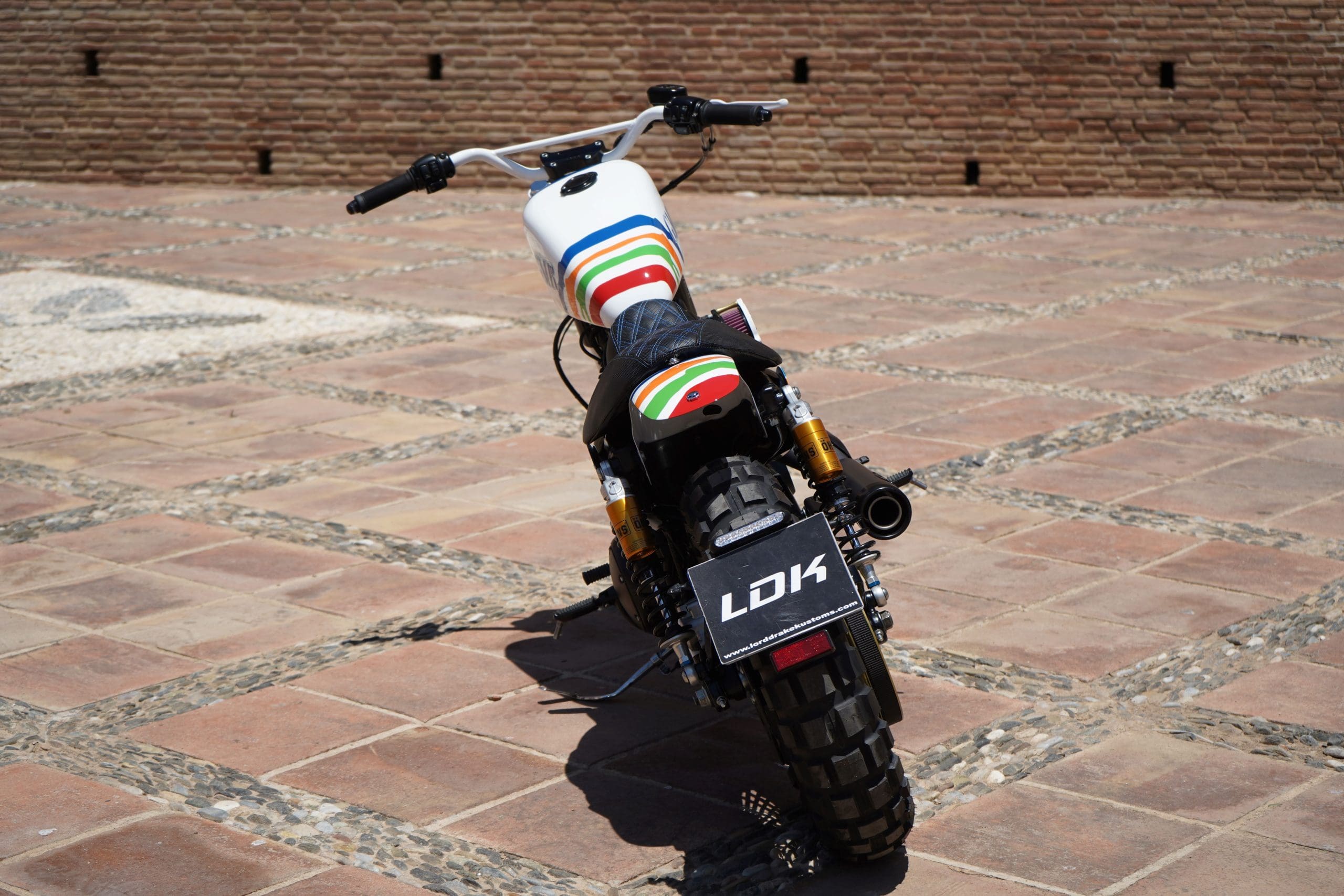 A "HAND ON THE TORCH" XL 883 Sportster Low from the Lord Drake Kustoms shop. Media provided by LDK.