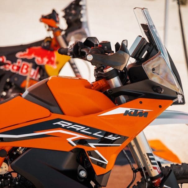 A view of the 2024 KTM 890 Adventure Rally. Media provided by KTM.