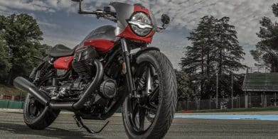 A view of Moto Guzzi's V7 Stone Cross. Media sourced from Moto Guzzi.