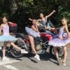 Ballet dancers on Mark's Multistrada V4S