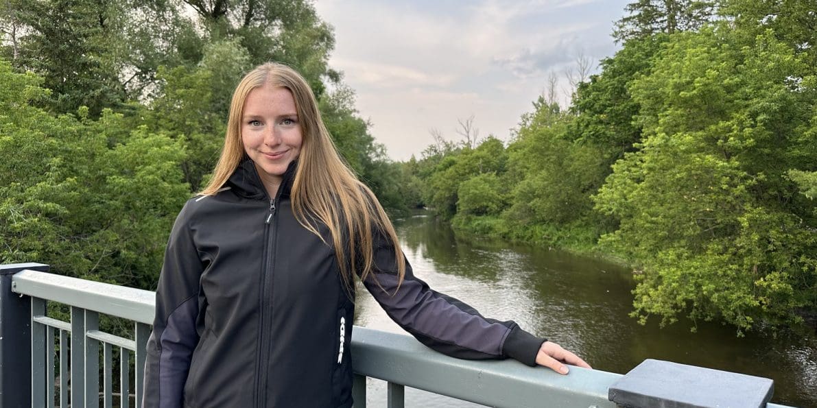 Ashley wearing the Spidi Hoodie Armor Light Women's Jacket
