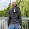 Rear view of the Spidi Hoodie Armor Light Women's Jacket