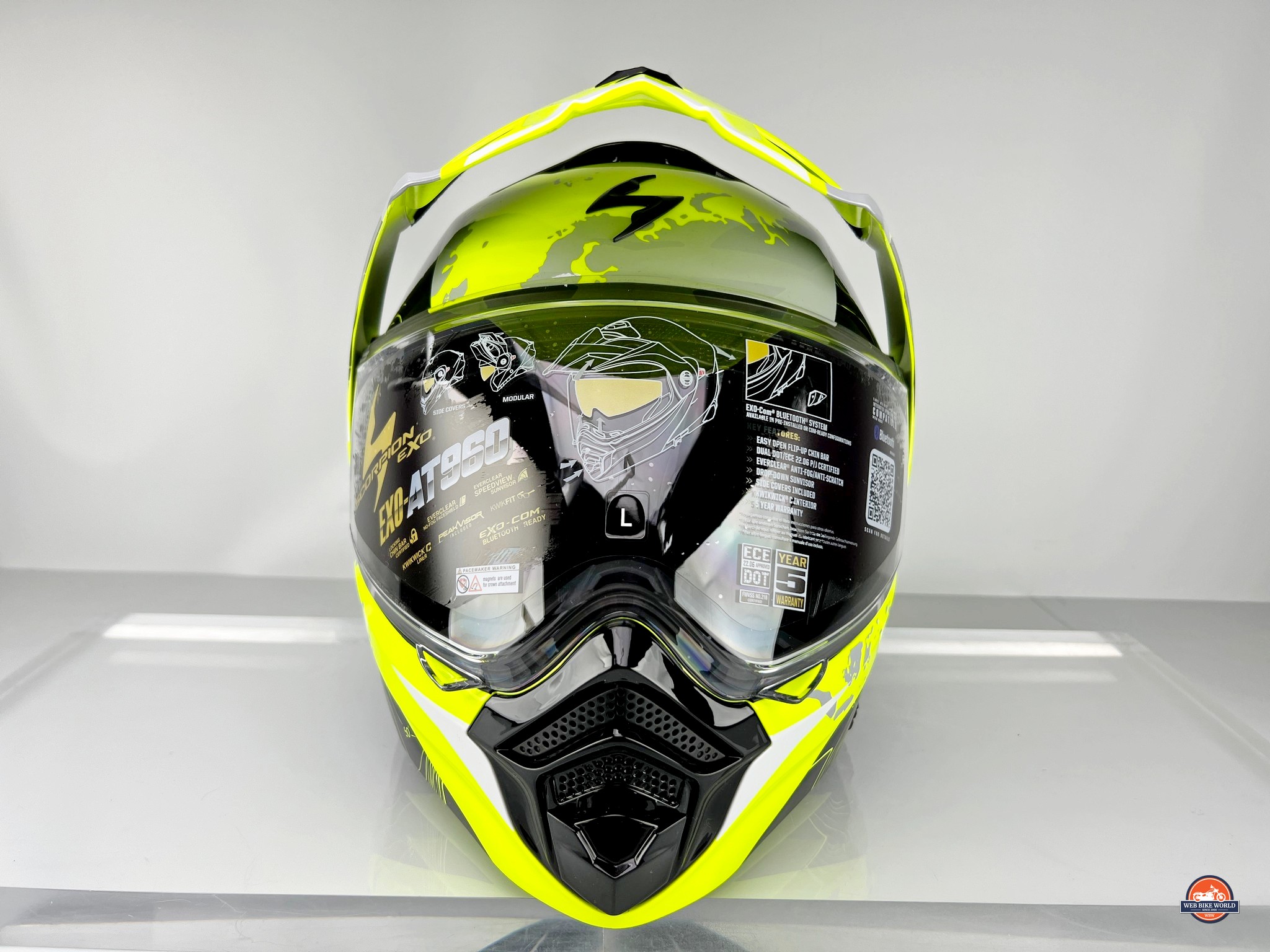 The AT960 Topographic helmet