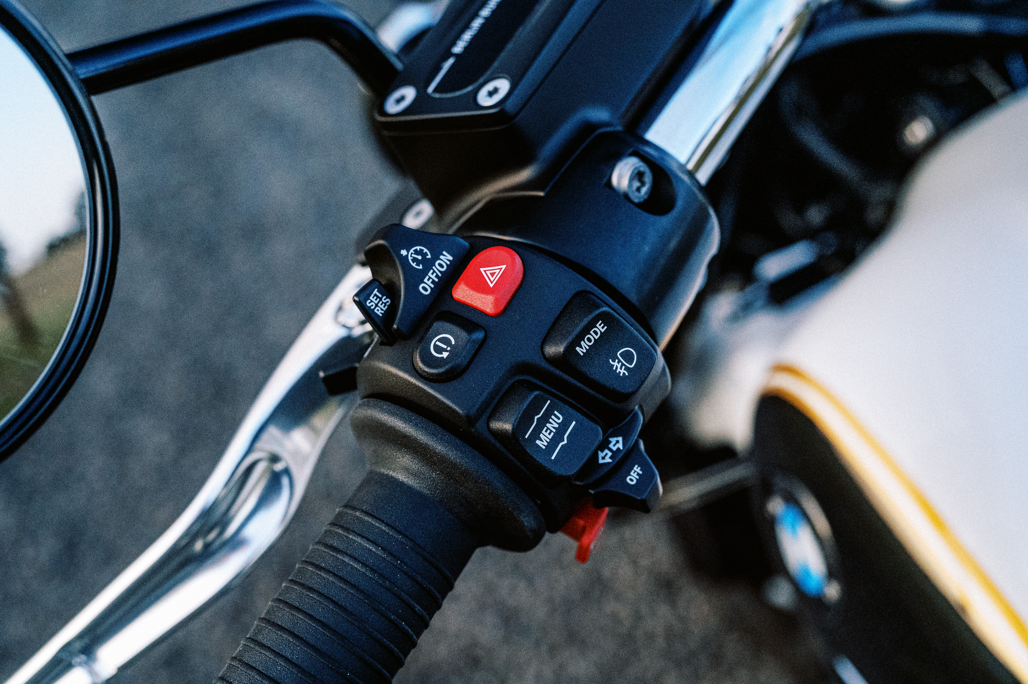 Detail shot of a 23023 BMW R 18 Motorcycle