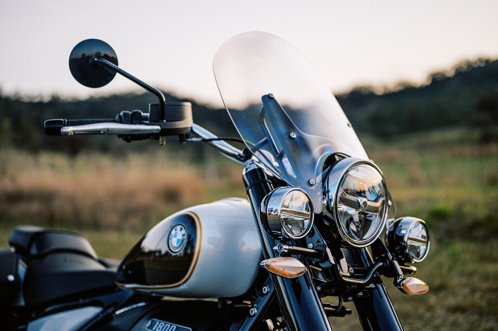 Detail shot of a 23023 BMW R 18 Motorcycle